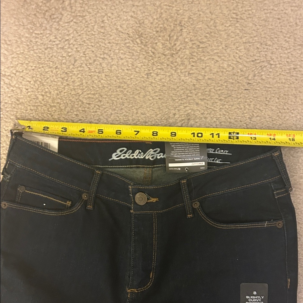 Eddie Bauer Dark Flare Women's Jeans - Picture 4 of 9